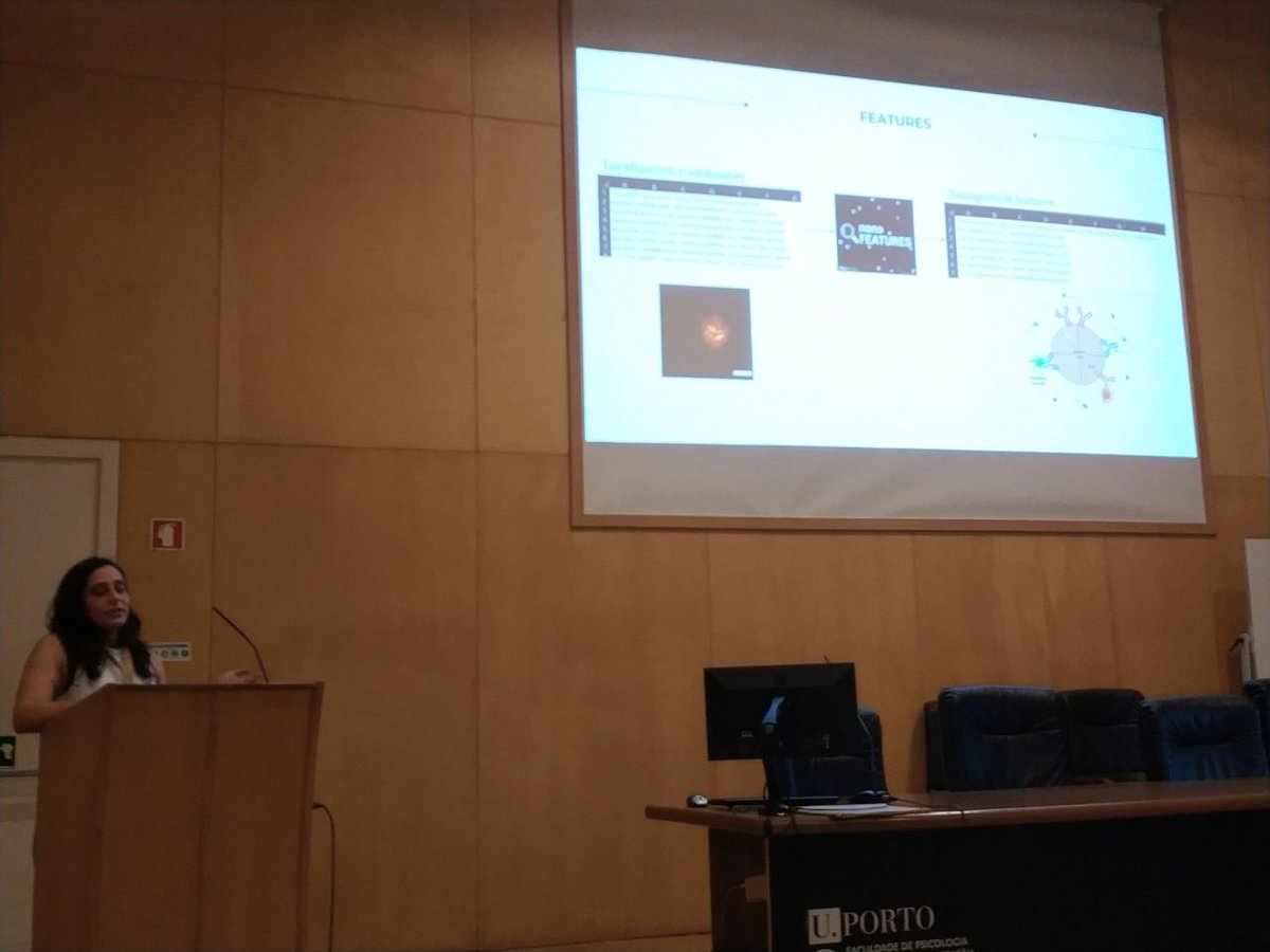 Analyzing complex #SMLM images of synthetic materials like nanoparticles is crucial for drug delivery advancements. <a href="/crisleft_/">Cristina Izquierdo Lozano</a> uses #MachineLearning to assess nanoparticles characterization and classification for diverse applications #SuperResolution 🔬 <a href="/NEUBIAS_/">NEUBIAS</a> Symposium