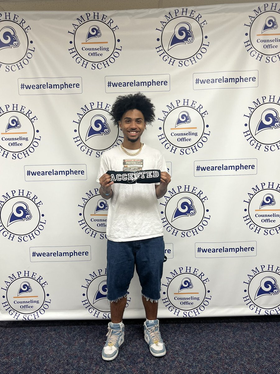 Congratulations to our 
Lamphere High School
senior James on his acceptance to <a href="/michiganstateu/">MSU</a>, <a href="/waynestate/">Wayne State University</a>, <a href="/SVSU/">SVSU</a> , <a href="/GVSU/">Grand Valley State</a>, <a href="/CMUniversity/">Central Michigan U.</a> , <a href="/detroitmercy/">detroitmercy</a>, <a href="/oaklandu/">Oakland University</a>, <a href="/WesternMichU/">Western Michigan University</a> and <a href="/EasternMichU/">Eastern Michigan</a> 
Great Job, James! 
<a href="/hillerwildcats/">Hiller Elementary | The Lamphere Schools</a> —><a href="/PagePanthers/">John Page Middle School | The Lamphere Schools</a>---> <a href="/LamphereHS/">Lamphere High School | The Lamphere Schools</a>
#wearelamphere