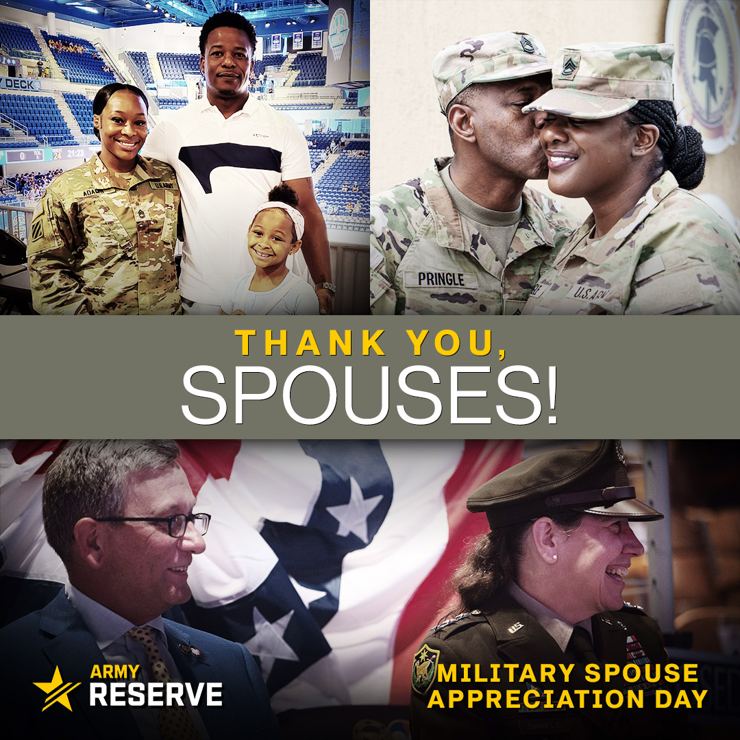 Today, we honor the contributions & sacrifices made by our military spouses. They are truly the backbone of our military families.
 
#MilitarySpouseAppreciationDay