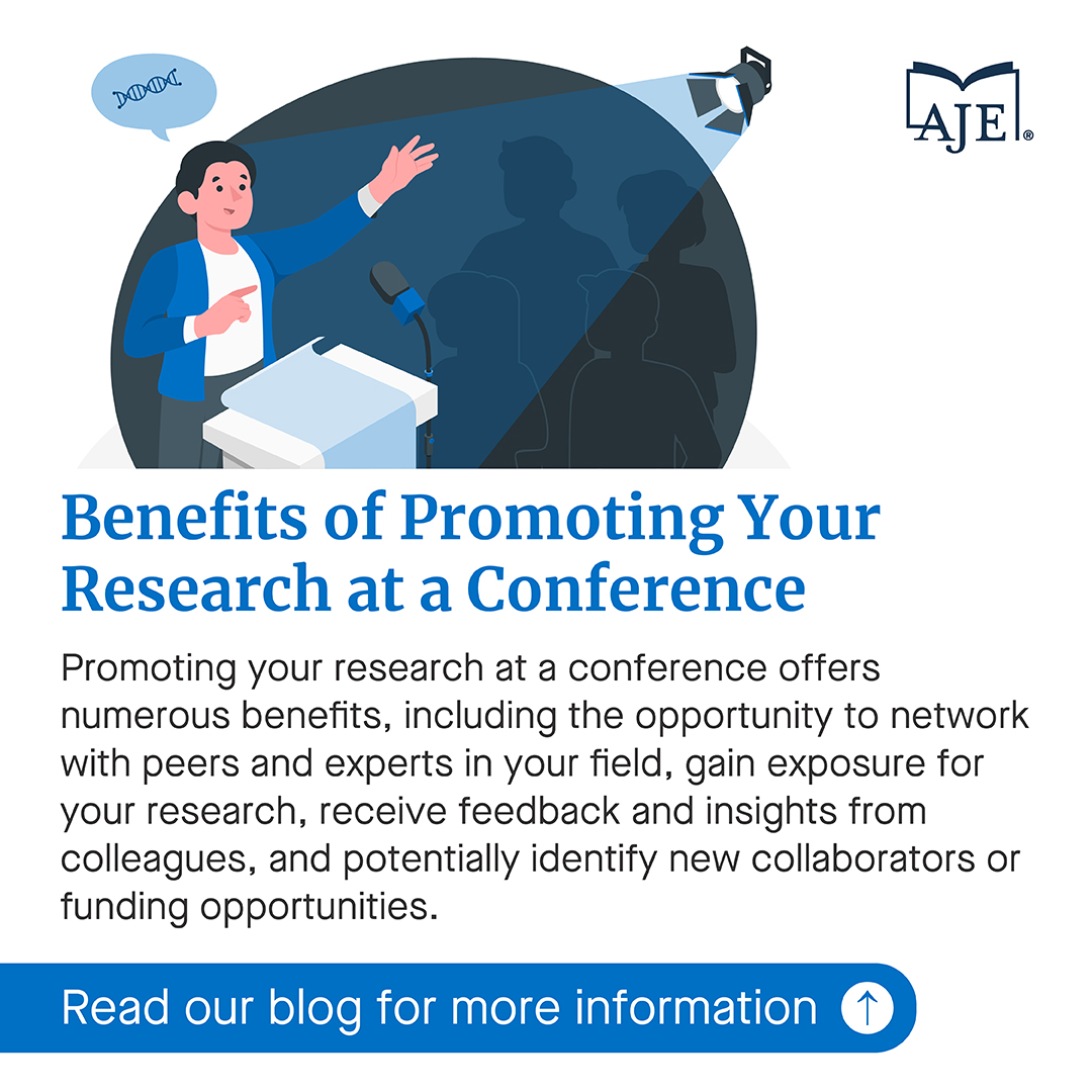 journalexperts's tweet image. Gain wider recognition for your research by presenting at a conference. Learn how to take your academic career to the next level by showcasing your work. Read more about the benefits of presenting at a conference at aje.com/arc/benefits-o….

#research #academicpaper #journal