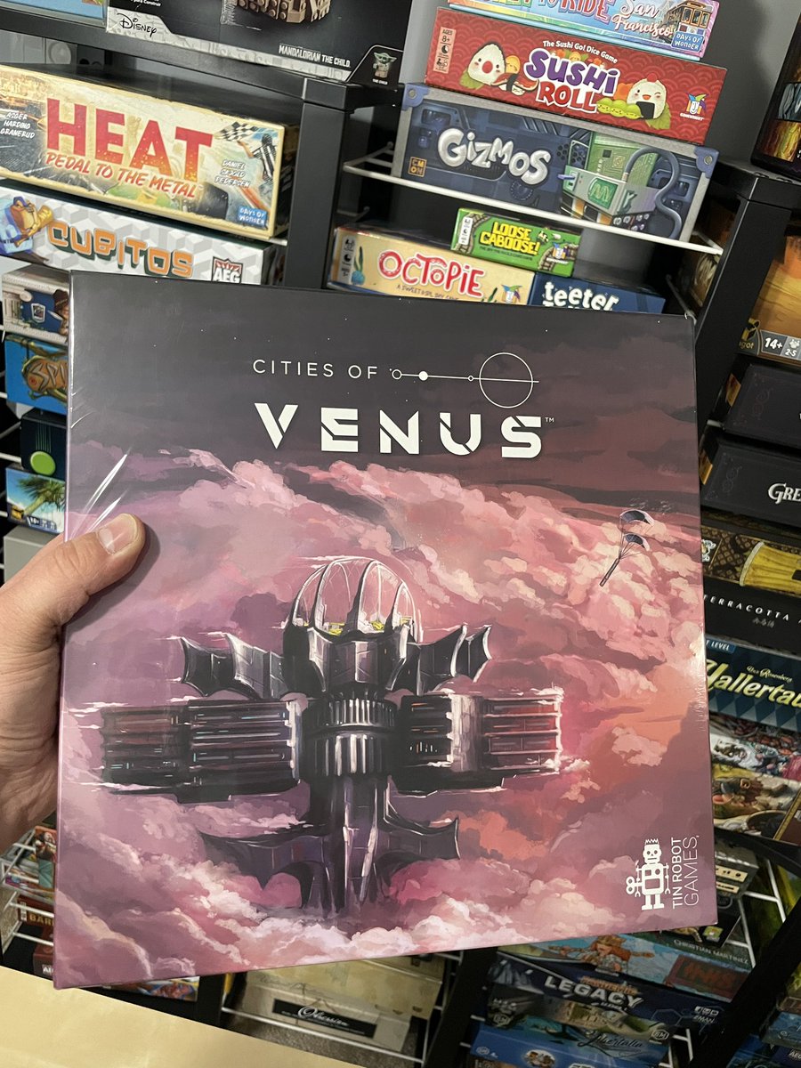 boardgamingcrew's tweet photo. New KS demo just arrived.  Curious how this one plays @tinrobotgames https://t.co/tpjeVVXX7X