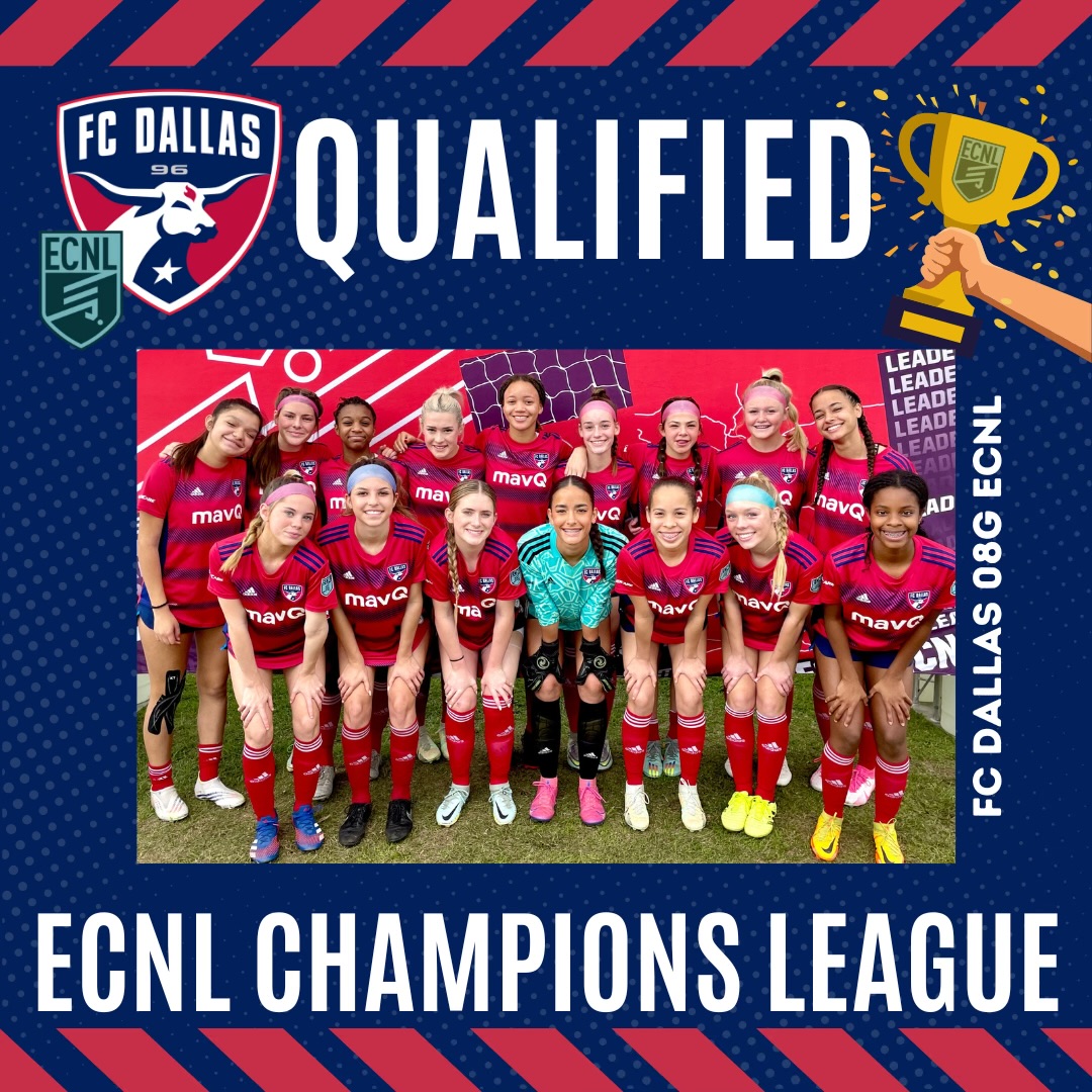 SAN DIEGO BOUND 🏝️☀️ 🌊

Congrats to our U15 ECNL Girls team who have booked themselves a spot in the ECNL Champions League Playoffs in San Diego this Summer! 📸

#DTID |@ecnlgirls | @fcdallas | @fcdallas08gecnl