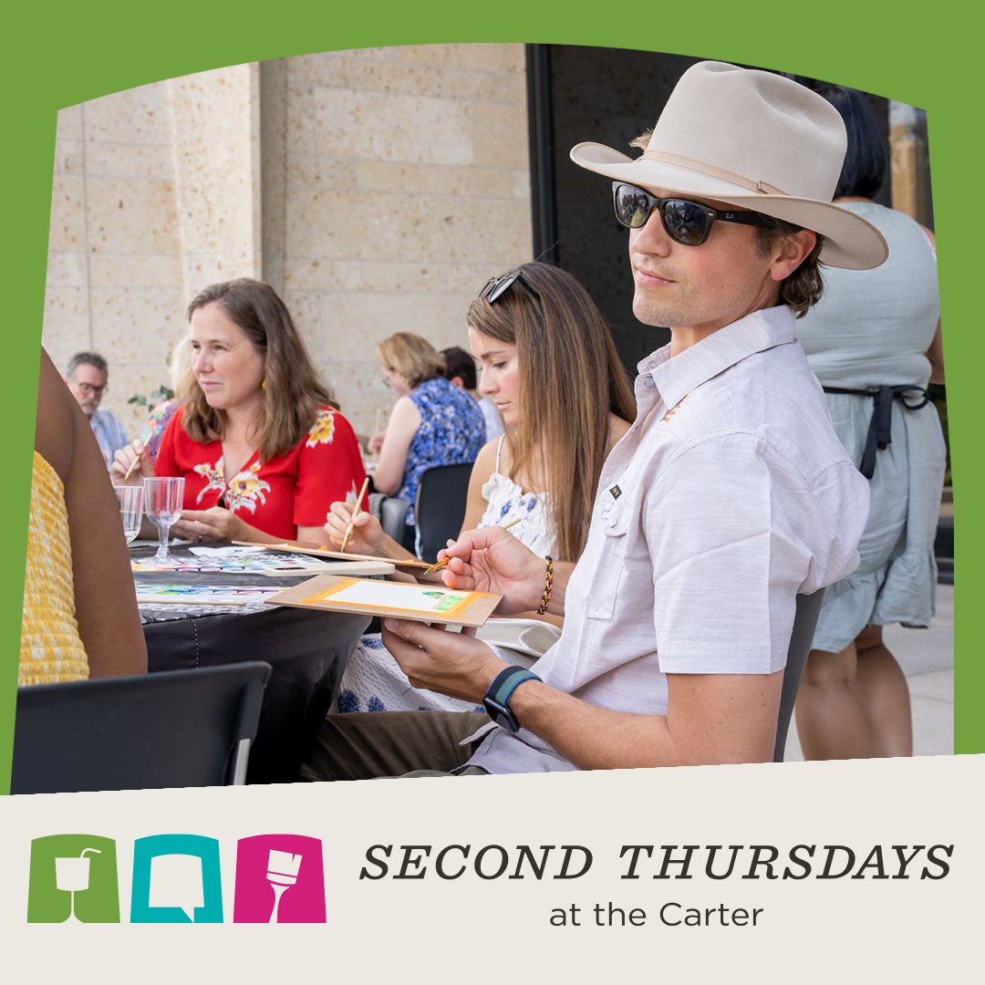 Don't let the weather get you gloomy! Rain or shine, 2nd Thursdays are a party at the Carter. See you tonight! bit.ly/41uCaiL