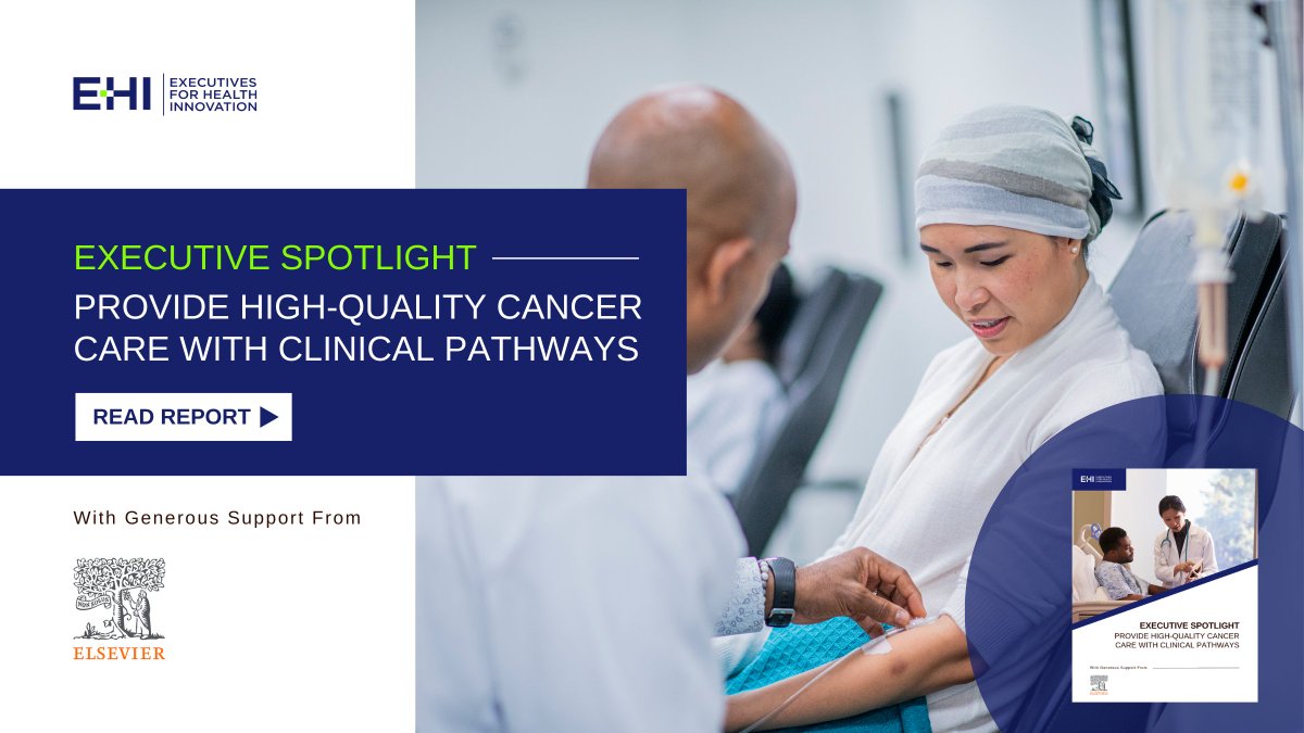 In a new report, executives spotlight the appropriate use of #clinical pathways in #oncology. Read Here: ow.ly/KvCF50NNkSs <a href="/Elsevier_Med/">Elsevier for Medical Professionals</a>