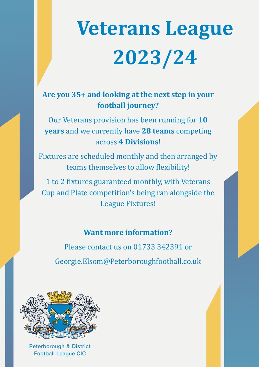 Peterborough & District Football League tweet media