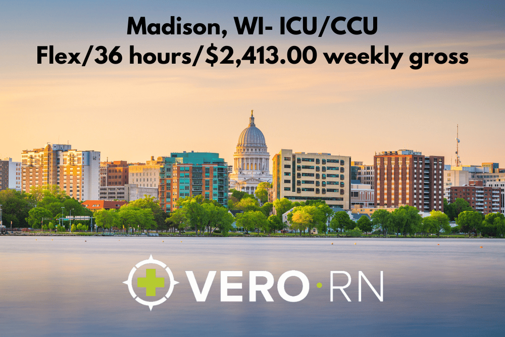 TravelVeroRN's tweet photo. ICU Nurses are needed for an assignment in Madison, WI!
Madison is known for its vibrant cultural scene, outdoor recreational opportunities, and home to the University of Wisconsin-Madison.

Apply Today:  https://t.co/WpLsieI8i8

 #madison #verorn #travelnurse #verotravelnurse https://t.co/gcpx08TmQq