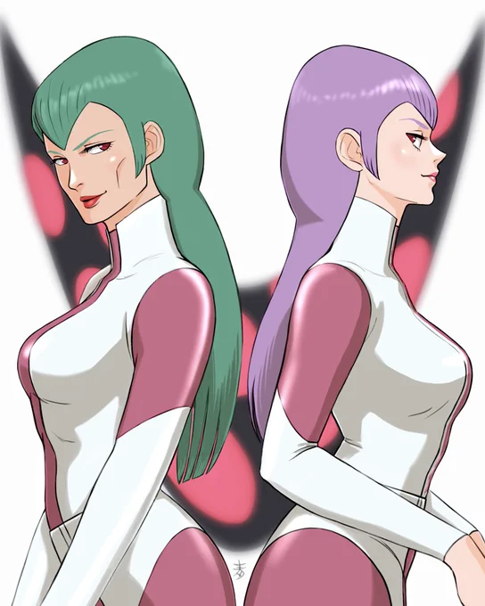 THE IDEON 発動篇 を観た勢いでバッフクランのダーティペア #キラルル #トロロフ をrkgk。 ハルルが一番信頼していたのかもしれない自信たっぷり濃厚美女コンビ。 ではご唱和ください、アス・デル・トプ!