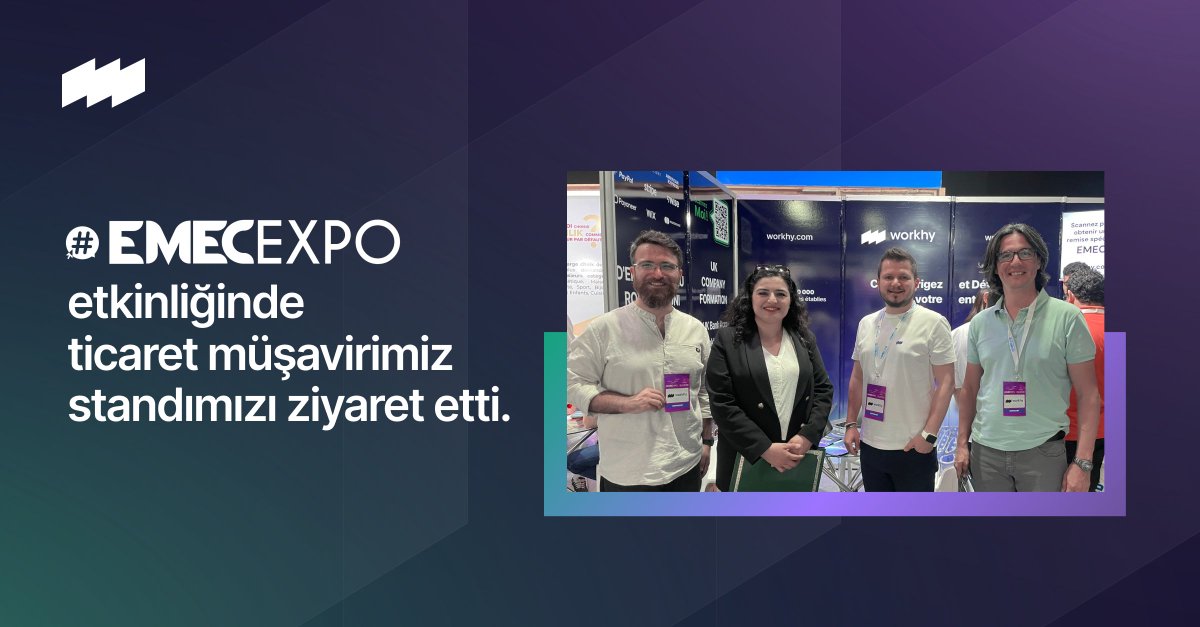 mukellefco's tweet photo. Kazablanka'da katıldığımız #EMECEXPO etkinliğinde ticaret müşavirimiz @BurcuOzrgl'a standımızı ziyaret ettiği için teşekkür ederiz. 🙏
#emecexpo2023 #workhy #mukellefco https://t.co/5DS1paMyAI