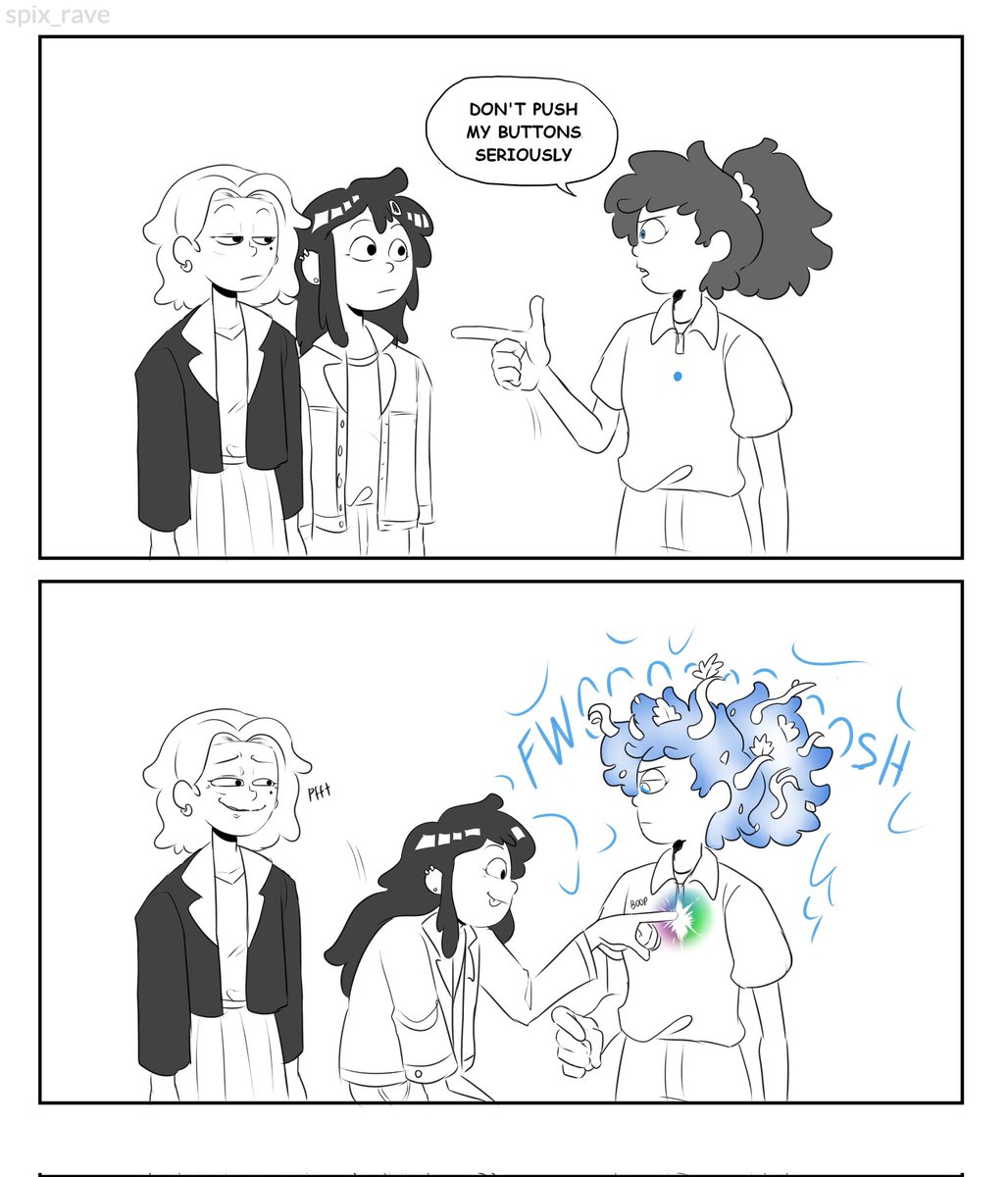 RaveSpix's tweet photo. Boop 
(Commission for @Gumballfanatic1 )

#amphibia #amphibiafanart #AnneBoonchuy #SashaWaybright #MarcyWu https://t.co/Gu8YOexW0y