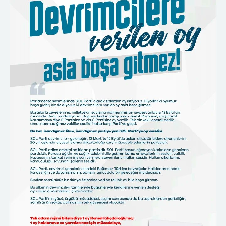 SOL Parti Amasya (@solpartiamasya) on Twitter photo 