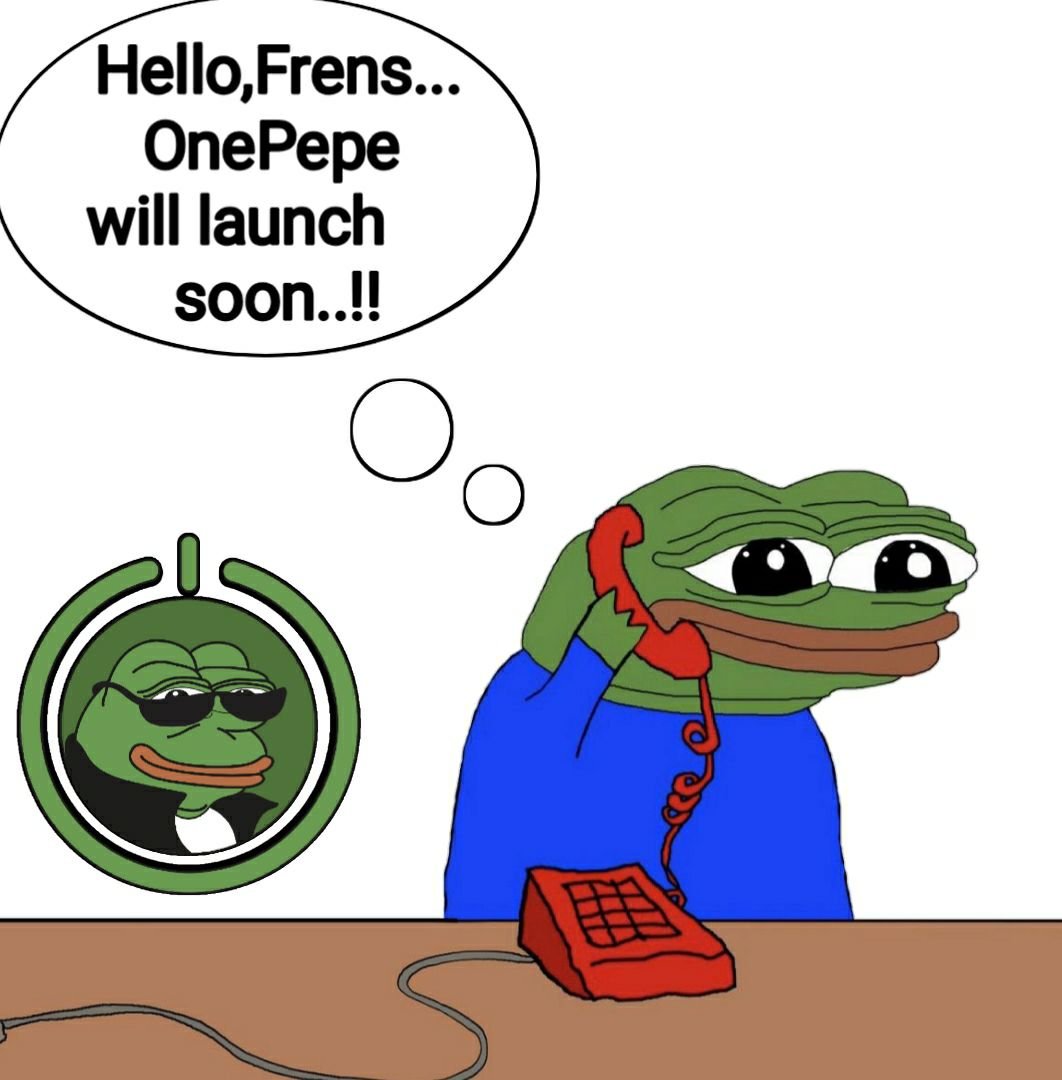 ONE PEPE wen? 
🚨🚨05/15/23 @ 6PM UTC🚨🚨🚨

There can only be ONE PEPE. 
ONE PEPE is the ONE! 🟢🐸
👇
t.me/ONE_PEPE

#ONE #ONEBSC #BSC #BSCGemAlert #BSCSEASON #newlaunchalert #BSCGEMS #BSCGemsAlert #OLS #ONELAUNCHSYSTEM #PEPE #ONEPEPE #CZ #PEPEARMY #PEPEBNB #pepecoin