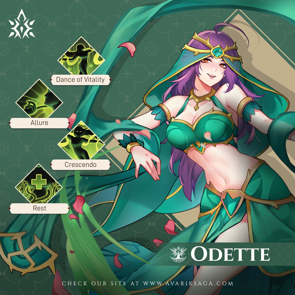 avariksaga's tweet image. Empowering allies with her potent spells and strategic buffs, she is the catalyst that transforms the battlefield in our favor.

#RISEAVARIK #ODETTE

Join Us: 
avariksaga.com