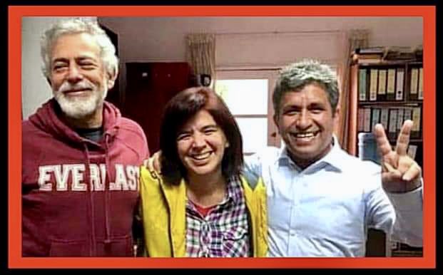 Gustavo Gorriti, la Pao y Carlos Rivera.   #AmigosDelAlma
