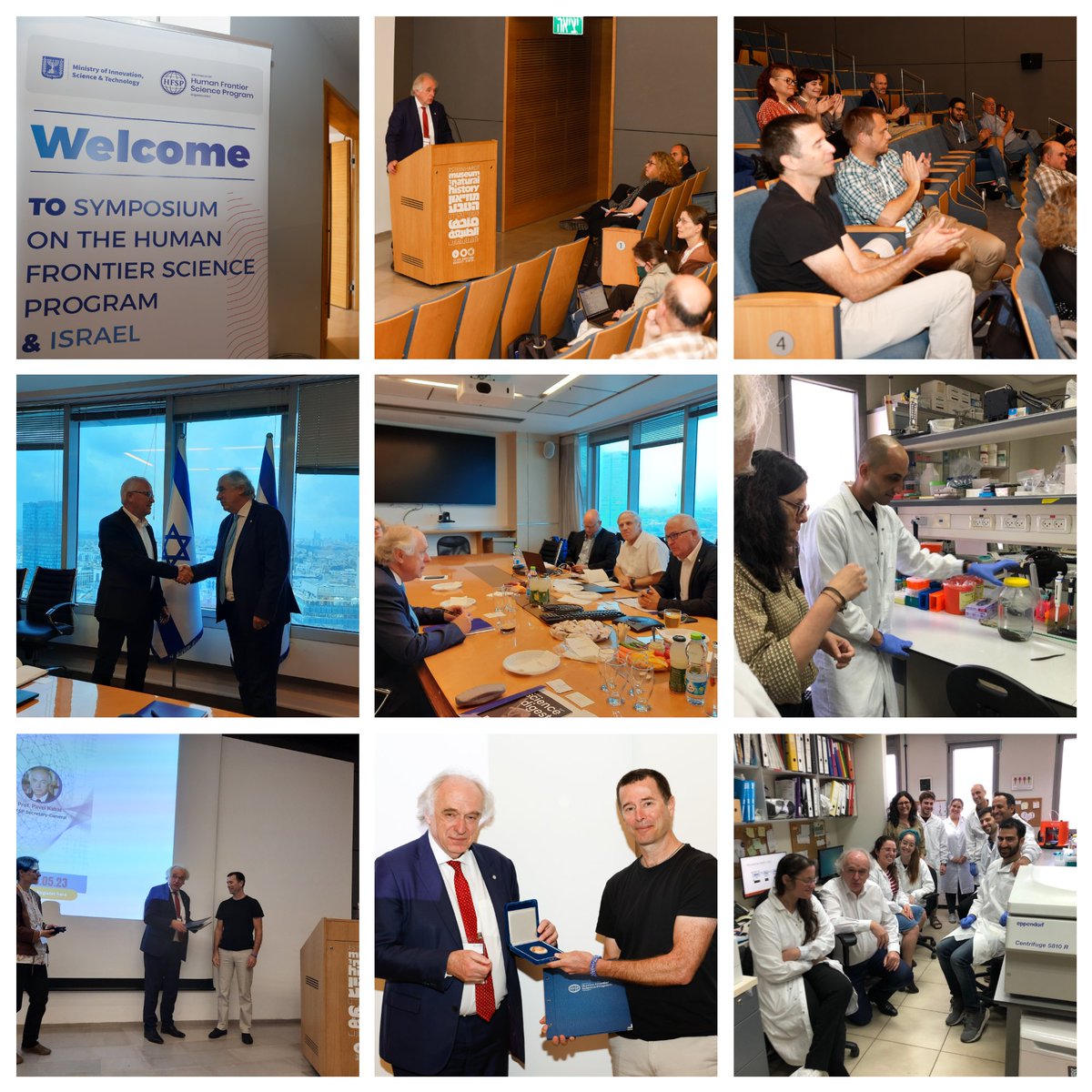 It was a pleasure to connect with the Israeli scientific community in their labs, universities, and ministry offices and to meet Israeli #HFSPAwardees and #HFSPAlumni! Thanks Israel for reinforcing our collaboration toward key initiatives for excellence in #basicfrontierscience!