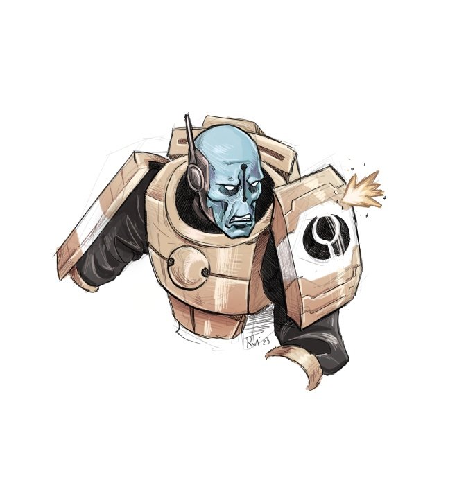 ronchiart's tweet photo. A tau that brings the greater good. Whether you like it or not...
#draw #drawing #sketch #sketchart #art #warhammer #warhammer40k #tau40k #fanart #digitalsketch #colorsketch https://t.co/p3hrciDmy0