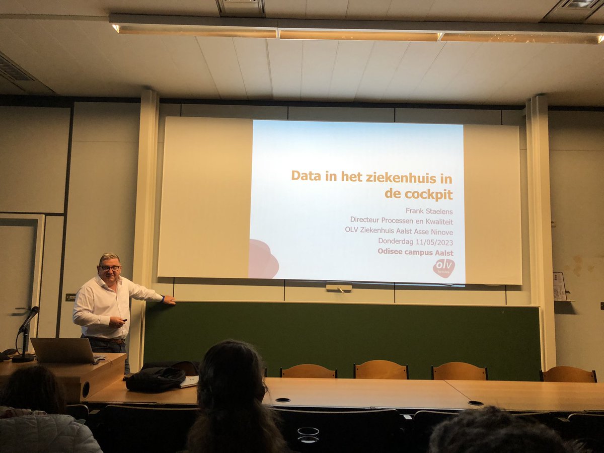 Laatste sessies over: ‘Data in de Zorg’. Een inspirerend event waarbij professionals van verschillende disciplines werden samengebracht. Data speelt elke dag een cruciale rol in de besluitvorming binnen de gezondheidszorg! #HOGENT #Odisee #OLVZAalst #AZDelta #ASZAalst #Aalst