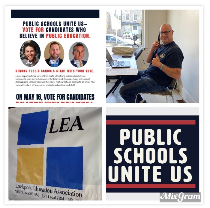 @LockportEducat1 phone banking on behalf of our union endorsed candidates for the Lockport Board of Education.  When we do what’s best for students, we do what is best for the   entire school community!  #publicschoolsuniteus @NYSUTWNY @nysut @WNYALF @shawnhaley33 @coachcant