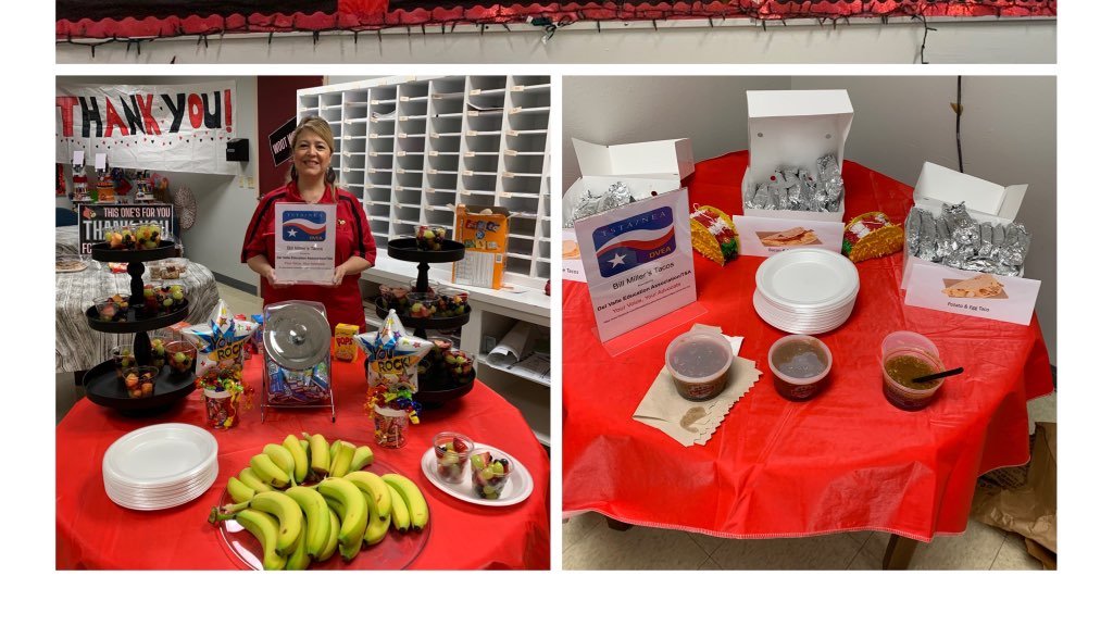 DVISD_DVMS's tweet photo. Happy Teacher Appreciation Week 2023 #DVMSHeros! Finishing up the week #DVMSstrong. https://t.co/NygZ0c5xyC