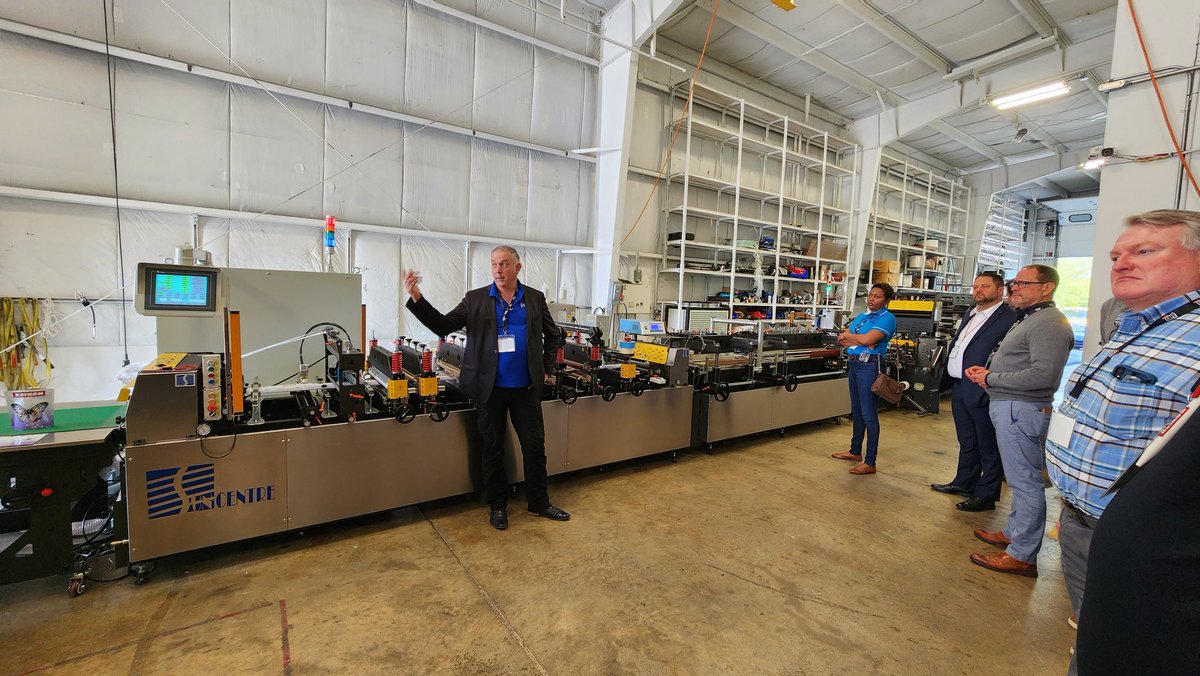 Getting a tour of flexible pouch equipment manufacturer Sun Centre USA <a href="/jimsuncentreusa/">SUN CENTRE USA INC.</a> #Packaging