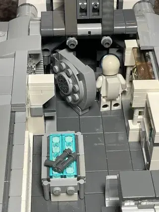 StarfieldGame's tweet photo. Can't wait to build your own ship in #Starfield? 

Redditor u/MartianBuddy3 couldn't either, and created this (inter)stellar LEGO replica of the Frontier - complete with pilot and Vasco! 🚀 https://t.co/2IPHAt3FZ0 https://t.co/xJN6dveB23