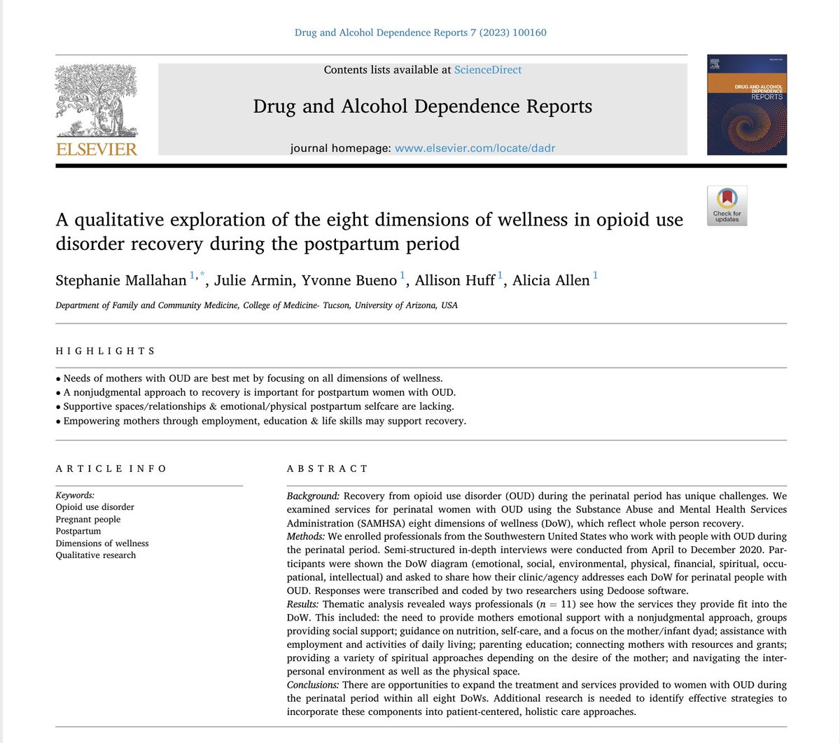 New DADR study highlights how whole-person approach can enhance treatment for perinatal women with OUD. Focus on emotional support, social networks. More research needed for patient-centered care. #OpioidRecovery #PerinatalHealth

tinyurl.com/4pccvyef