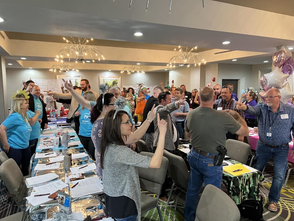 ChamberConnect's tweet photo. "One hundred fifty volunteers came together from all walks of life to celebrate Norman. They really drove home the message of what the Chamber is all about, what we stand for and what we do day in and day out. That's what's most important. 
https://t.co/Wmk7lzhAAU https://t.co/4GxgV2NSWr