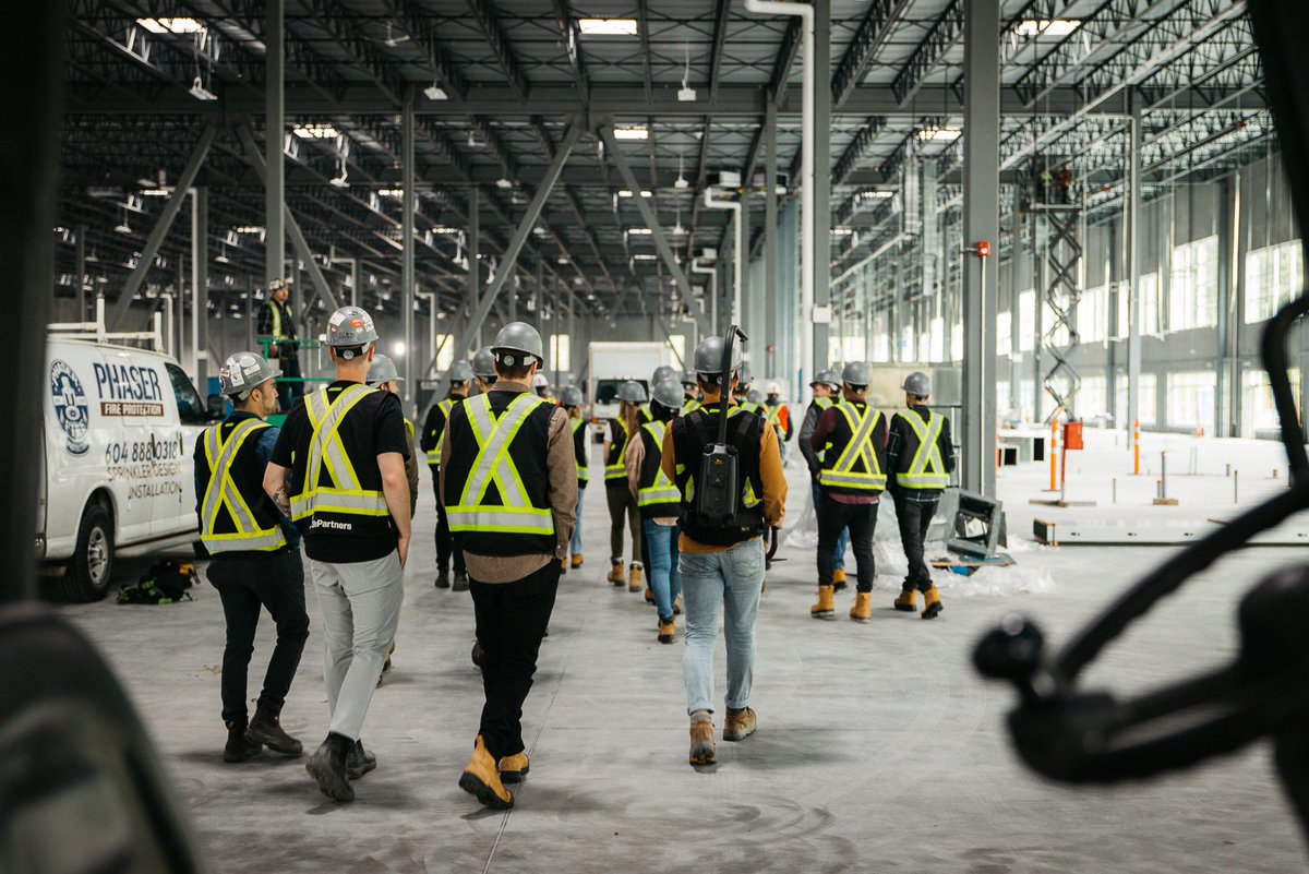 Andrew_W_Hansen's tweet photo. Awesome SiteDay with our creative team this week! The opportunity to tour and visit active construction sites helps provide a great training opportunity for our team. To deliver great creative work you need to have a strong understanding of the industry. Bonus it’s a lot of fun! https://t.co/6jNCvqZzWg