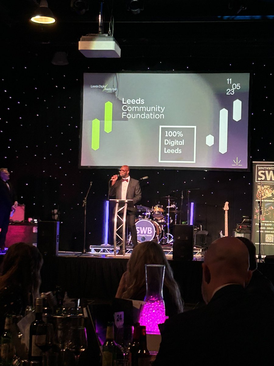 AbigailSPaul's tweet photo. Fantastic atmosphere at #LeedsDigitalBall raising money and supporting @LeedsCommFound and communities in #Leeds trapped in poverty. Thank you @RuthieMT @hippodigital for my invite 🙏 https://t.co/sJbDU6MC1o