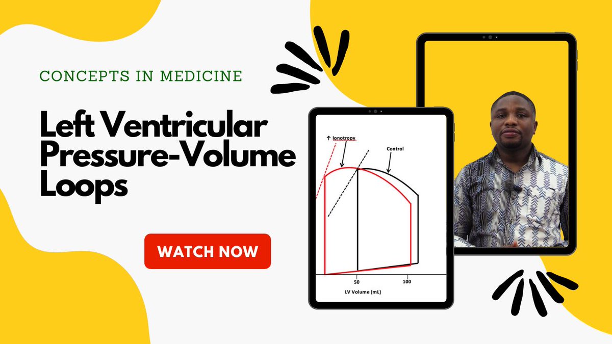 ConceptsInMed's tweet photo. The left ventricle is the source of oxygenated blood for the systemic circulation via the aorta.
It’s mechanics of work rest physiologically on the Frank-Starling’s principle.
#pressurevolumeloops #cardiacphysiology #strokevolume #Preload #afterload
https://t.co/q0CtTDbjza https://t.co/36WYZm3GXO