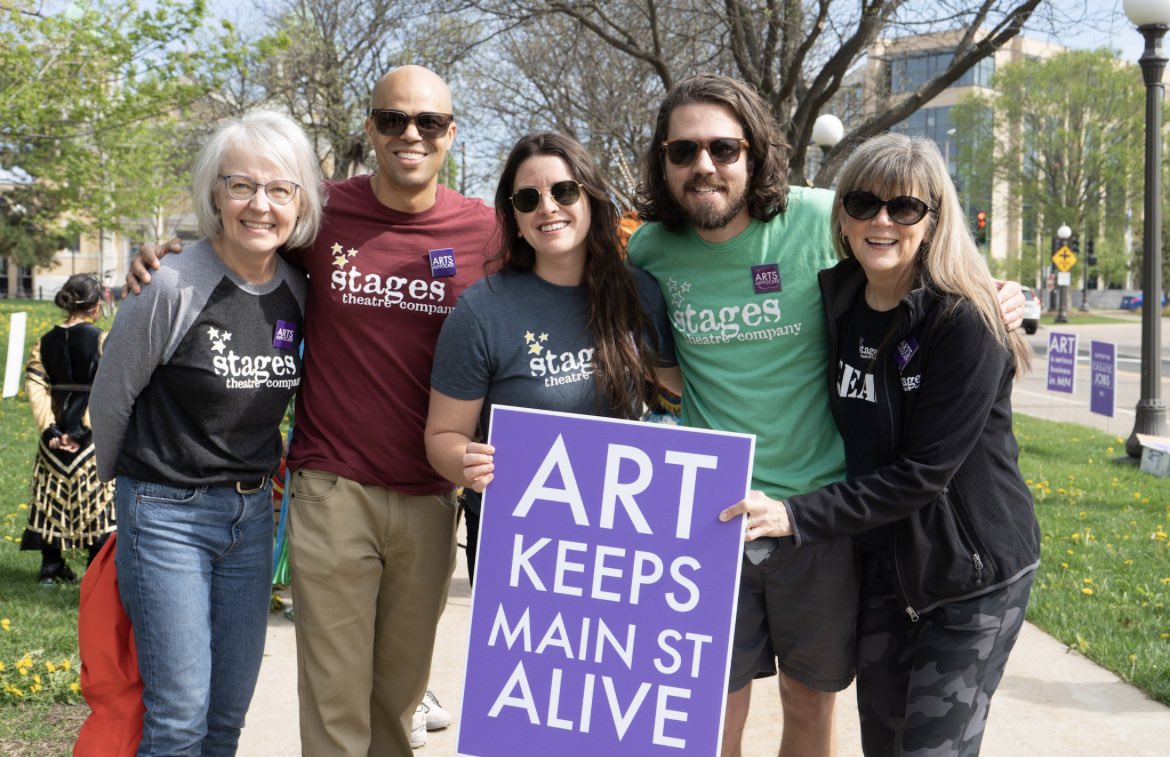MNCITIZEN's tweet photo. Thank you to the hundreds of people who came out to push for the passage of the CREATE Jobs Bill for one-time $190 million for the creative economy in MN!

It’s time to finish session strong and fund the arts and culture that is the bright light of our community! https://t.co/wRQlVYoisf