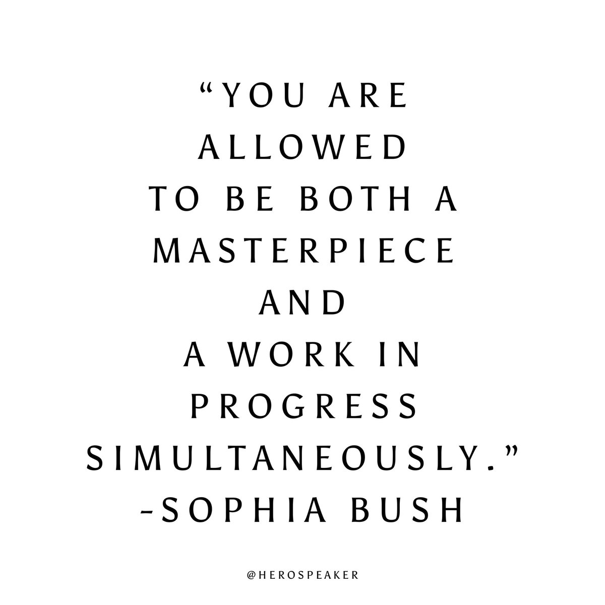 HeroSpeaker's tweet image. #workonyourself