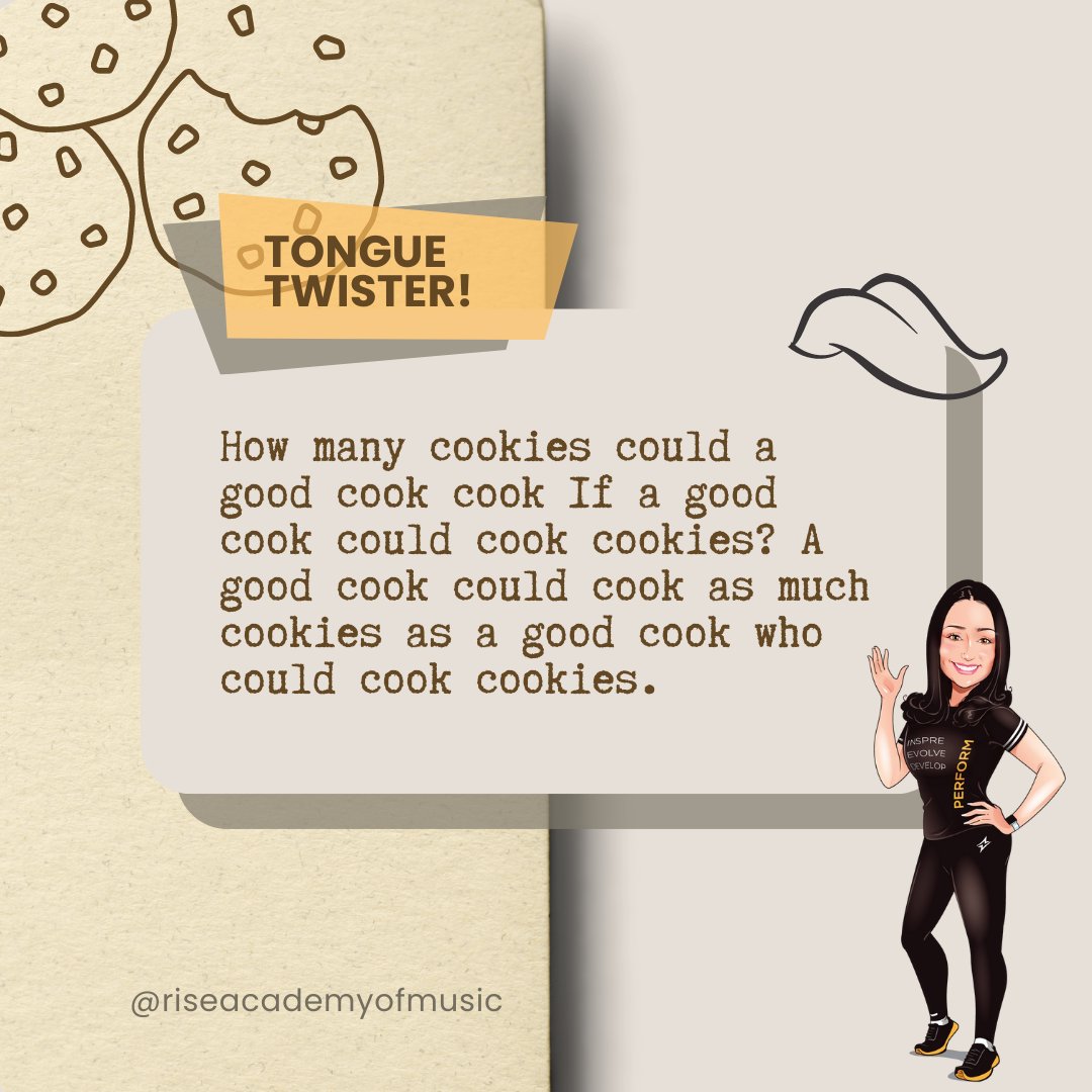 Did you smash this cookie tongue twister?

#tonguetwister #musicteacher #northernbeaches #forestville #killarneyheights #chatswood #ryde #vocalacademy #musicschool #music #adults #kids #vocalprograms #musictheory