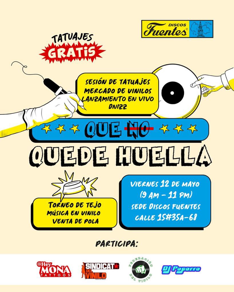 dnizzmusic's tweet photo. También es la celebración de mi cumpleaños y las actividades están geniales:
Tatuajes
Mercado de vinilos 
Música
Comida 
Tejo 
Mejor dicho, de no perderse este plan https://t.co/QPAVLNHlzX