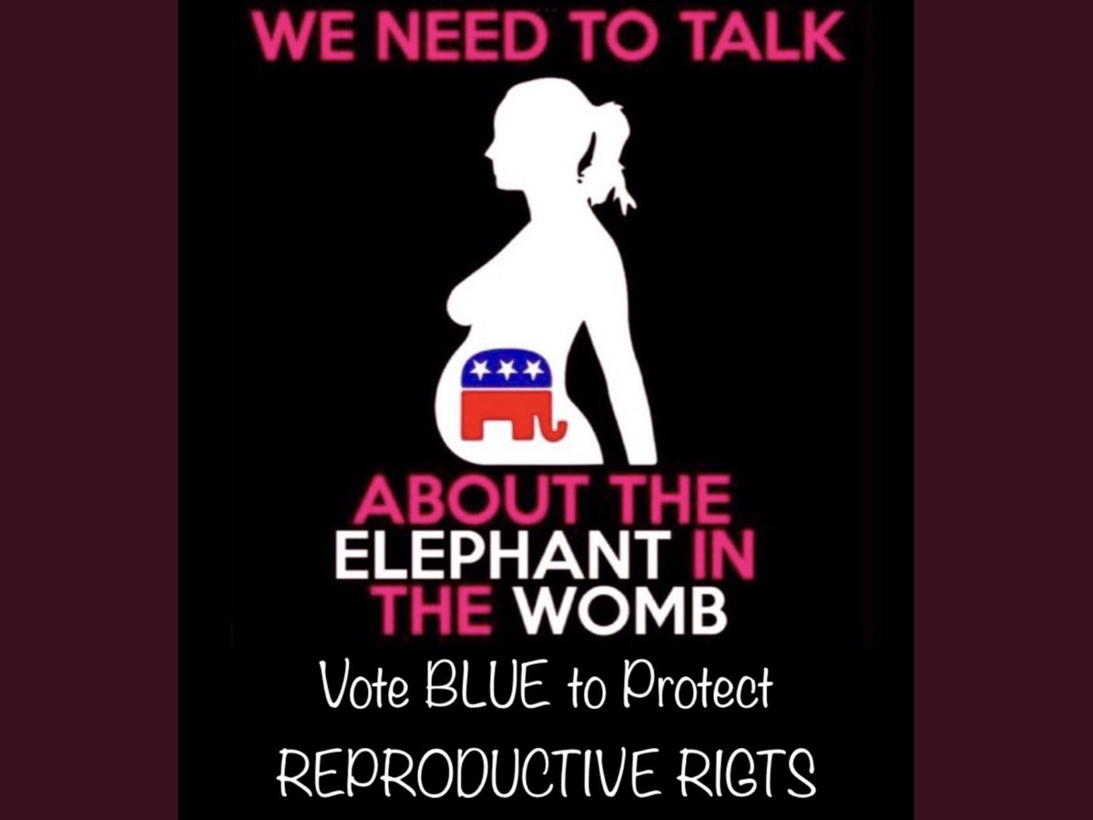 AnnBlackBird1's tweet photo. Not one Republican white Christian male has given birth
Not one Bleeds every month
Not one had to carry a fetus for 9 months
Not one has had a cramp
Not one has had to push a bowling ball through their penis 
Not one man has any right to tell a woman anything 
#wtpBlue
 #wtpSTS https://t.co/CgPD9Xso4B