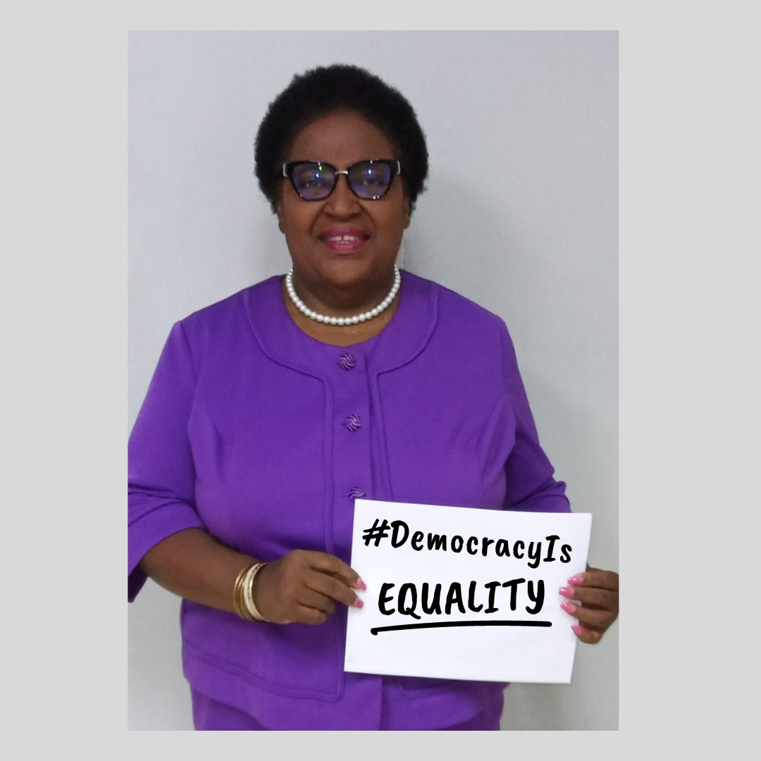 KetteringFdn's tweet image. Donna Parchment, Jamaica What is democracy to YOU? #DemocracyIs #KetteringFoundation