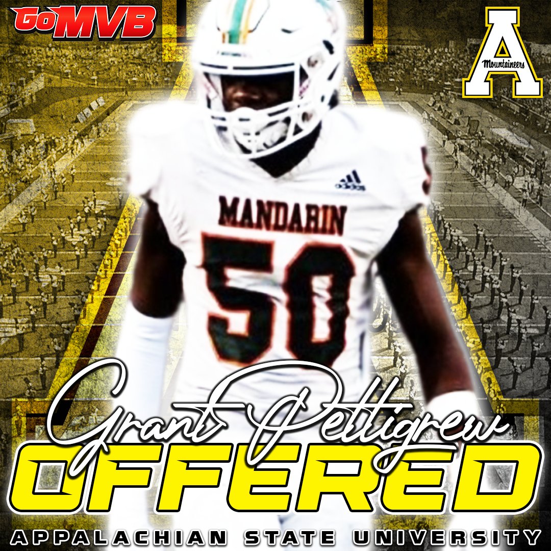 GoMVB's tweet photo. 🚨 OFFER ALERT - GRANT PETTIGREW! 🚨⁠
Congrats to '24 DE Grant Pettigrew on his official offer from Appalachian State University! WTG Grant!⁠

More Info: https://t.co/JnH5qYPHVV
Follow: @grant_pettigrew

#ncaafootball #collegefootball #offered https://t.co/6nQKsvLYeR