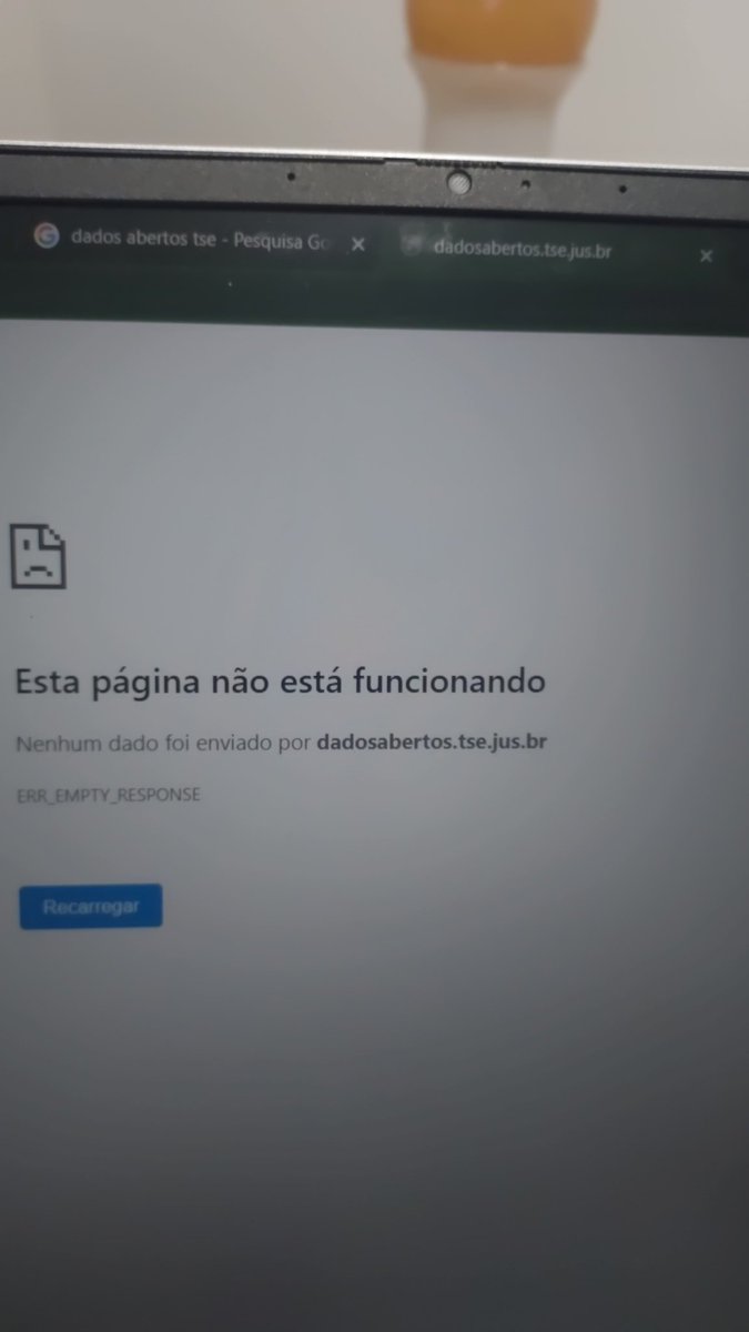EleitoralMapa's tweet photo. Dados Abertos do @TSEjusbr caiu hoje.
11/05/23 16:50hrs https://t.co/fFLWwesfBe