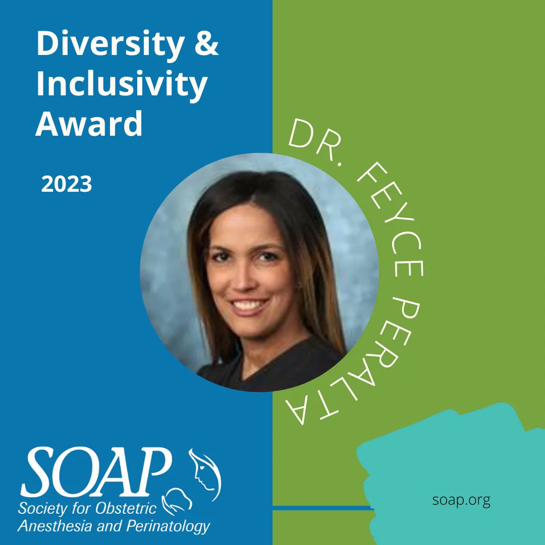 SOAP (@soaphq) on Twitter photo Honoring Dr. Feyce Peralta of Northwestern - recipient of the 2023 SOAP Diversity & Inclusivity Award. Congrats <a href="/FeycePeralta/">Feyce M. Peralta, MD, MS, FASA (she/her)</a> and thank you for your work to address racial and ethnic disparities in maternal health outcomes. buff.ly/2RggNnb #SOAP #SOAPAM2023 #ObAnes Honoring Dr. Feyce Peralta of Northwestern - recipient of the 2023 SOAP Diversity & Inclusivity Award. Congrats <a href="/FeycePeralta/">Feyce M. Peralta, MD, MS, FASA (she/her)</a> and thank you for your work to address racial and ethnic disparities in maternal health outcomes. buff.ly/2RggNnb #SOAP #SOAPAM2023 #ObAnes