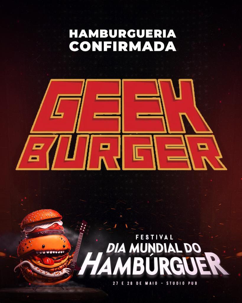 GeekBurger17's tweet photo. FESTIVAL DIA MUNDIAL DO HAMBÚRGUER!
Estamos entre as 10 hamburguerias de Belém, convidadas para o Maior Festival de Hambúrguer que Belém já viu!
Esperamos você por lá 😁
#GeekBurger #StudioPub #FestivalDiaMundialDoHamburguer #RockExperience https://t.co/jzWbpJgsXH