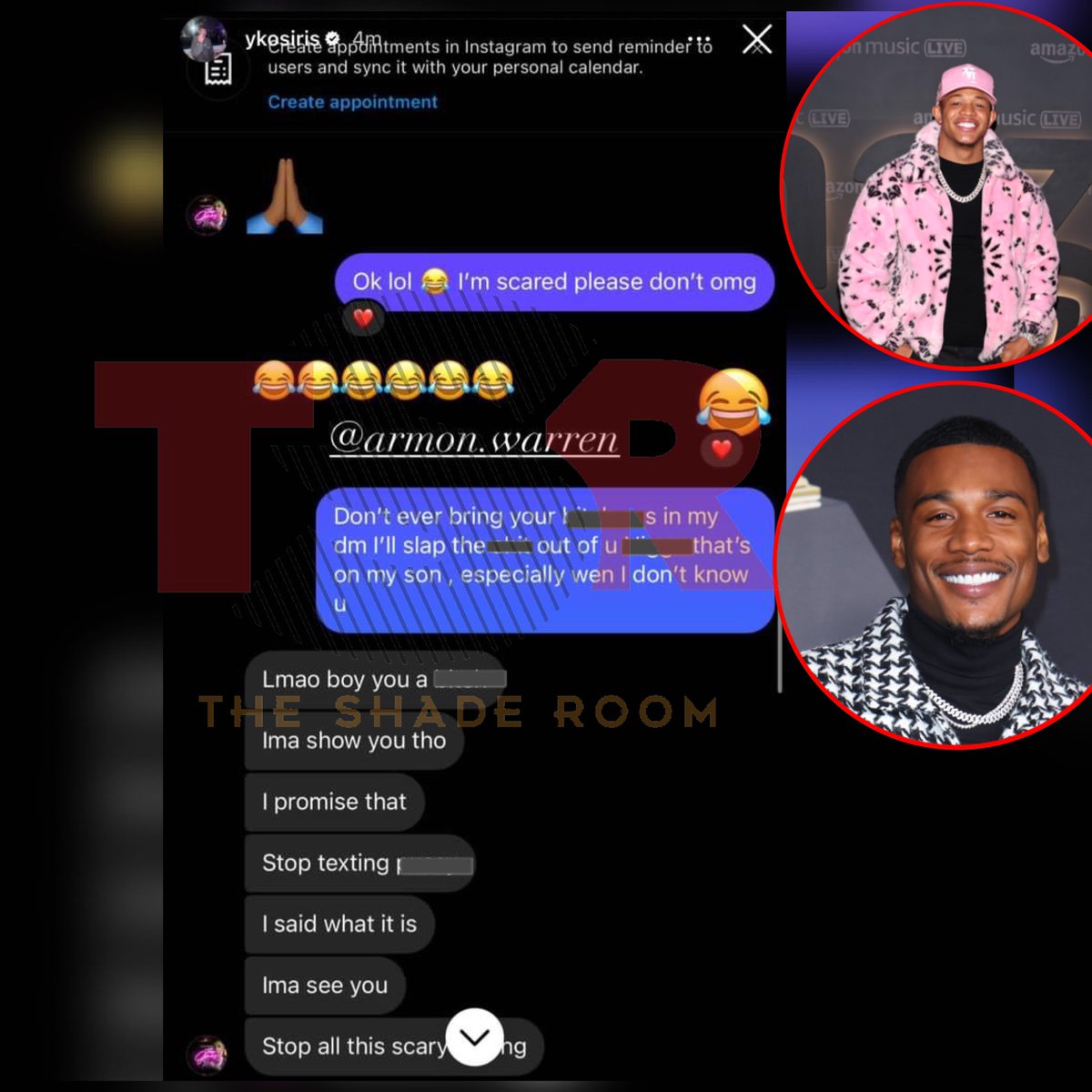 TheShadeRoom on Twitter "Oop! YK Osiris & Armon Warren exchanged words