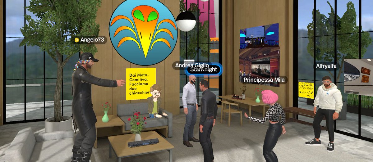 BionicLombax's tweet photo. Ecco qualche scatto della nostra serata del giovedì sera nel metaverso @Spatial_io per fare "Due Chiacchiere In VR" con la nostra mitica #metacomitivavr

Grazie della serata!
Link al mondo evento ricorrente:
https://t.co/d5fTTT7vgz
@Web3roof https://t.co/bpilG5zyMs