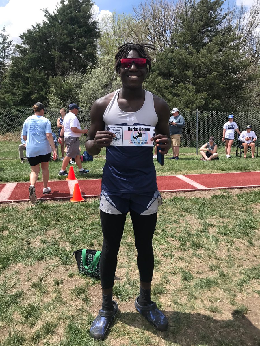 Mitch Boshart (@mitchboshart4) on Twitter photo 🚨 State Qualifier Alert 🚨
With a PR by 2’, <a href="/j35_elgin/">James Elgin</a> punches his 🎟 to state with a jump of 42’0.5”! A lot of progress this year by this young man!
#BurkeBound <a href="/CrossCounty1/">Cross County</a> 🚨 State Qualifier Alert 🚨
With a PR by 2’, <a href="/j35_elgin/">James Elgin</a> punches his 🎟 to state with a jump of 42’0.5”! A lot of progress this year by this young man!
#BurkeBound <a href="/CrossCounty1/">Cross County</a>