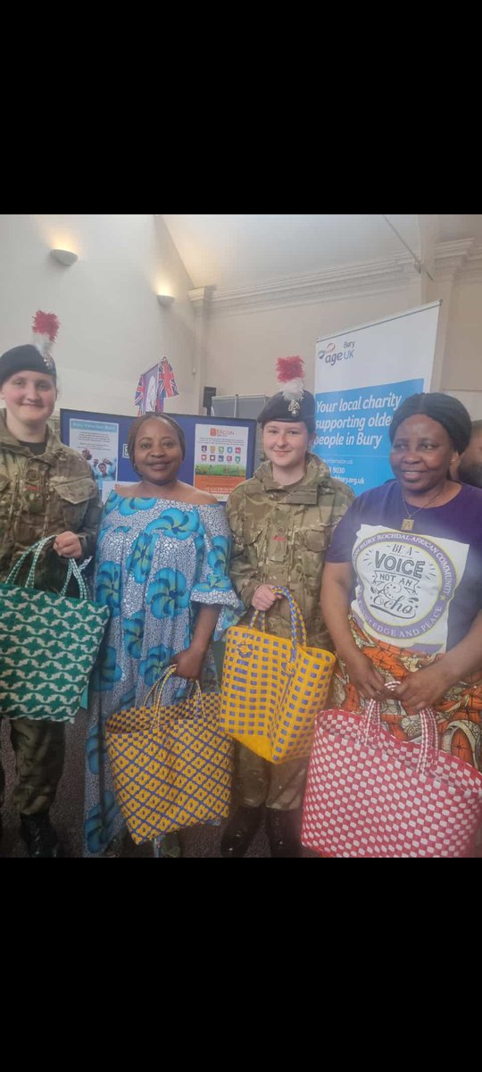 BuryBolton's tweet photo. At the Big help out event with Charities and communities celebrating King Charles III is coronation with the mayor of Bury in red scaff, Helen fron bury VCF ,BRAC members ,Our Bury army  and many more that turned up. What a memorable day. https://t.co/9Th8WfwyBf