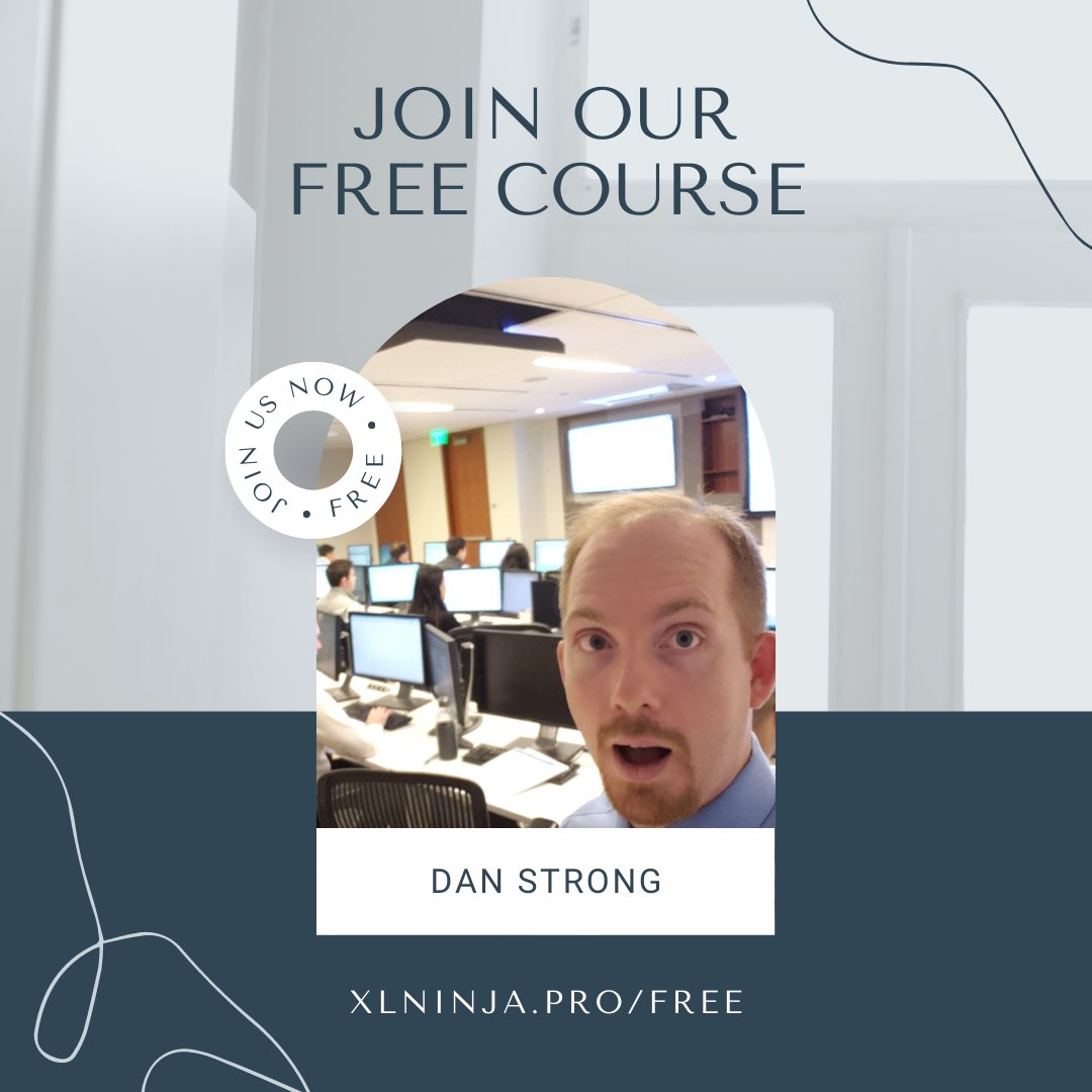 ExcelVbaIsFun's tweet image. Learn the tricks of the trade to automate your workflow and make Excel do the work for you! Check out my FREE Excel VBA Crash Course with 1-hour video training, free workbook with completed codes, &amp;amp; full slide deck! #ExcelVBA #Macros #FreeTraining 
👉xlninja.pro/free