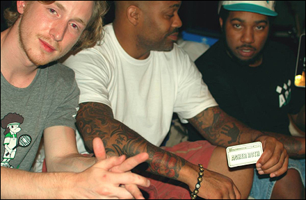 theblogera's tweet photo. Asher Roth, Dame Dash and Chuck Inglish, 2010. https://t.co/f7AO4C6R9u