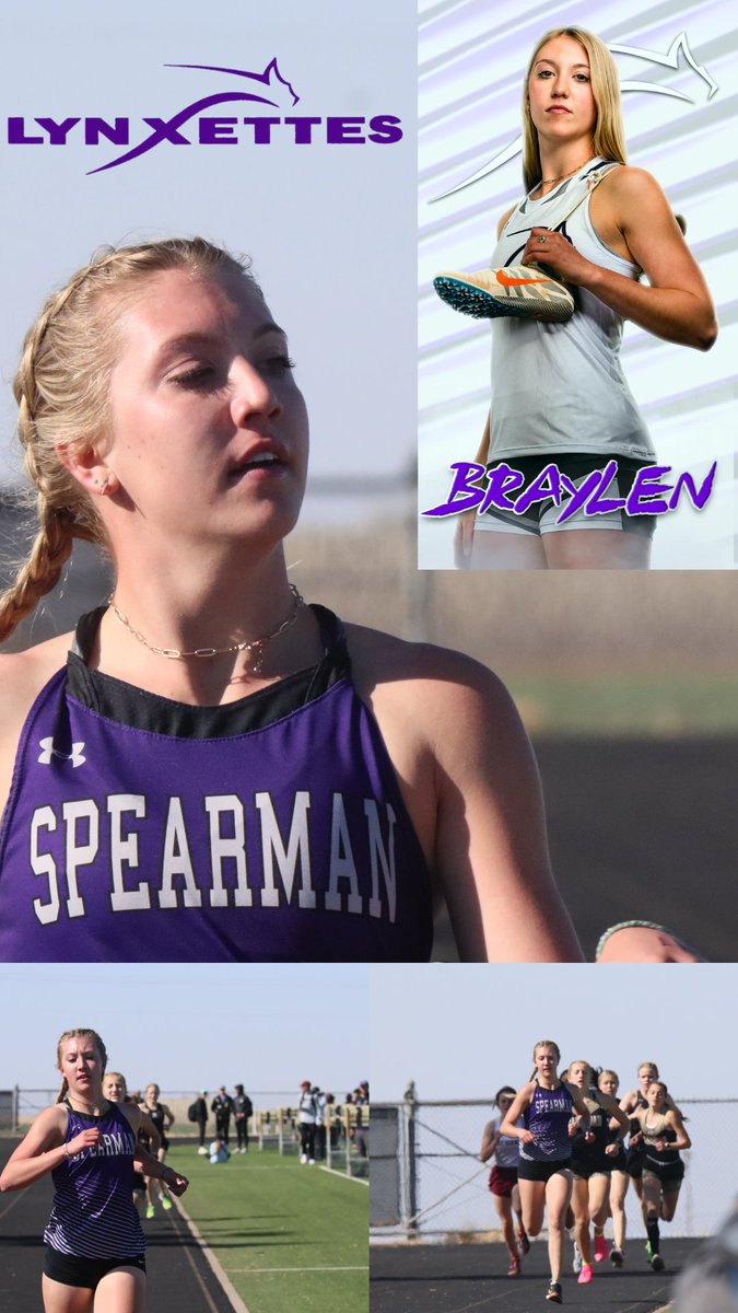 Wishing Braylen Lusby all the best as she competes in the 800-meter run at the state track meet in Austin. Your dedication and hard work make us incredibly proud!
#LYNXNATION #PURPLEPRIDE