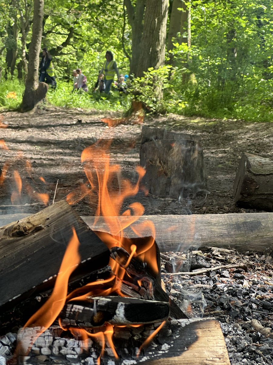 A school visit to our woodland this week. Seeing children &amp; staff thrive outdoors is a joy to observe….a stark comparison to our previous lives in school classrooms/leadership. This or SAT’s?? No brainer. #SATsweek #suffolk #learningoutside #healthandwellness
