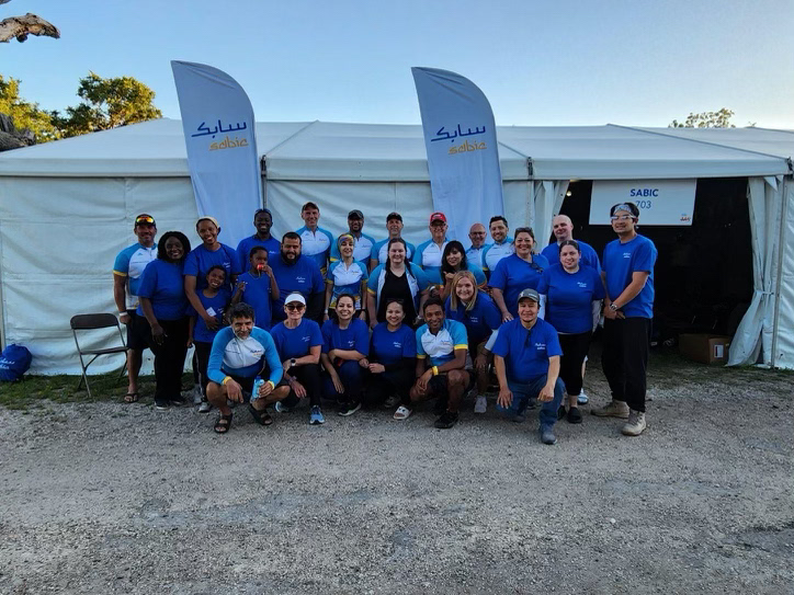 SABIC_Americas's tweet photo. Big shoutout to all the SABIC riders and volunteers who participated in this year's #TexasMS150 bike ride.
Your dedication & support make a real difference in the fight against multiple sclerosis.
#BikeMS 🚴♀️🚴♂️💪 #ChemistryThatMatters https://t.co/7vgf1M3rnu