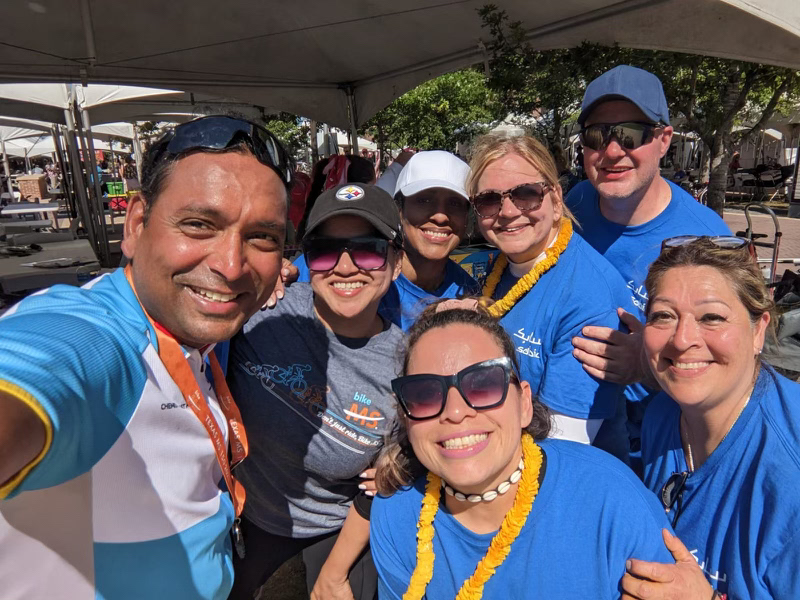 SABIC_Americas's tweet photo. Big shoutout to all the SABIC riders and volunteers who participated in this year's #TexasMS150 bike ride.
Your dedication & support make a real difference in the fight against multiple sclerosis.
#BikeMS 🚴♀️🚴♂️💪 #ChemistryThatMatters https://t.co/7vgf1M3rnu