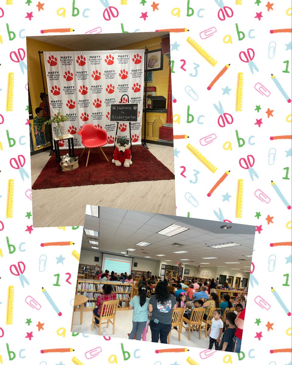 Our Parent Information meeting for rising kindergartners has started, &amp; we’re excited to see our future huskies! <a href="/MRegan0123/">Dr. Rosario-Regan</a> <a href="/JanetMarotte777/">Janet Marotte</a> <a href="/Beth_Coryell/">Beth Coryell</a>